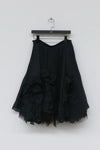 marc le bihan silk tulle floral skirt collection france MLB-2596-E21-HEI 2596-E21 BLACK 2597-E21